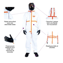 Combinaison à cagoule en microporeux WEE PRO® MAX+