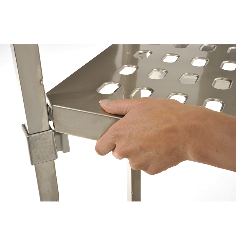 Plateau Inox perforé