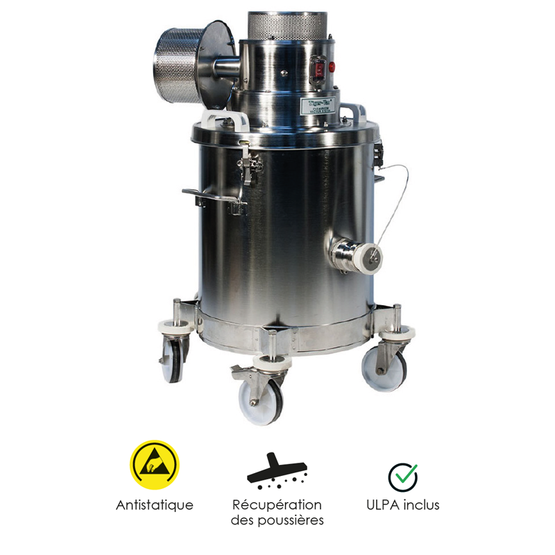Aspirateur ATEX cat.2 salle propre CWR-10 EX