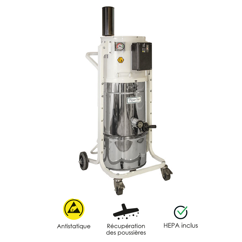Aspirateur ATEX cat.3 industriel TV-25L (DT) EX (MFS) WT Z22