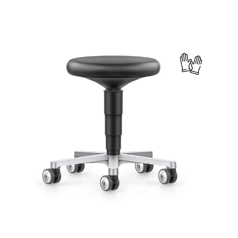 Tabouret salle blanche