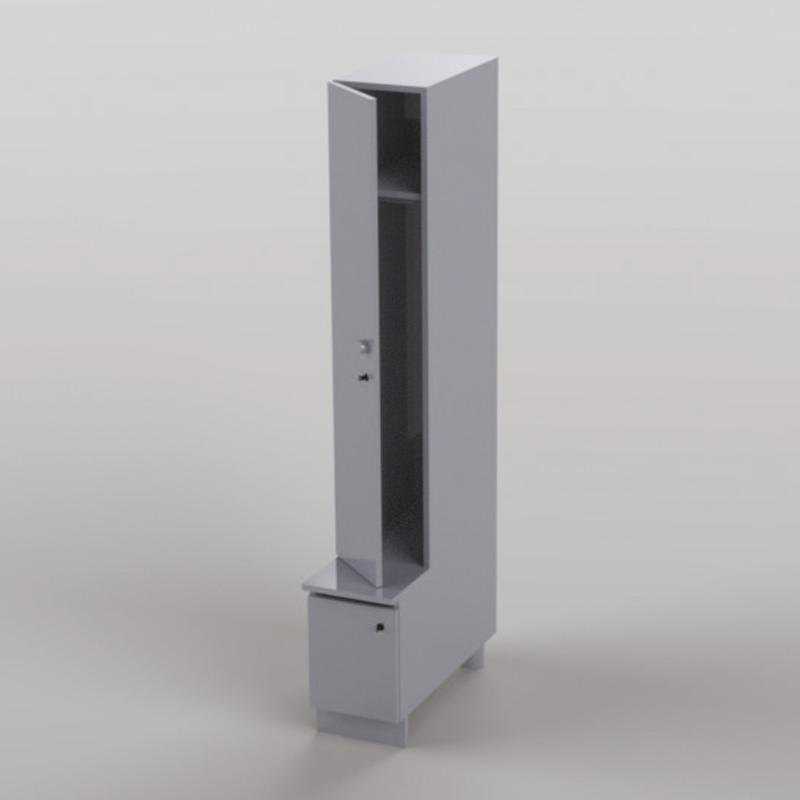 Locker Column With Shoe Compartment