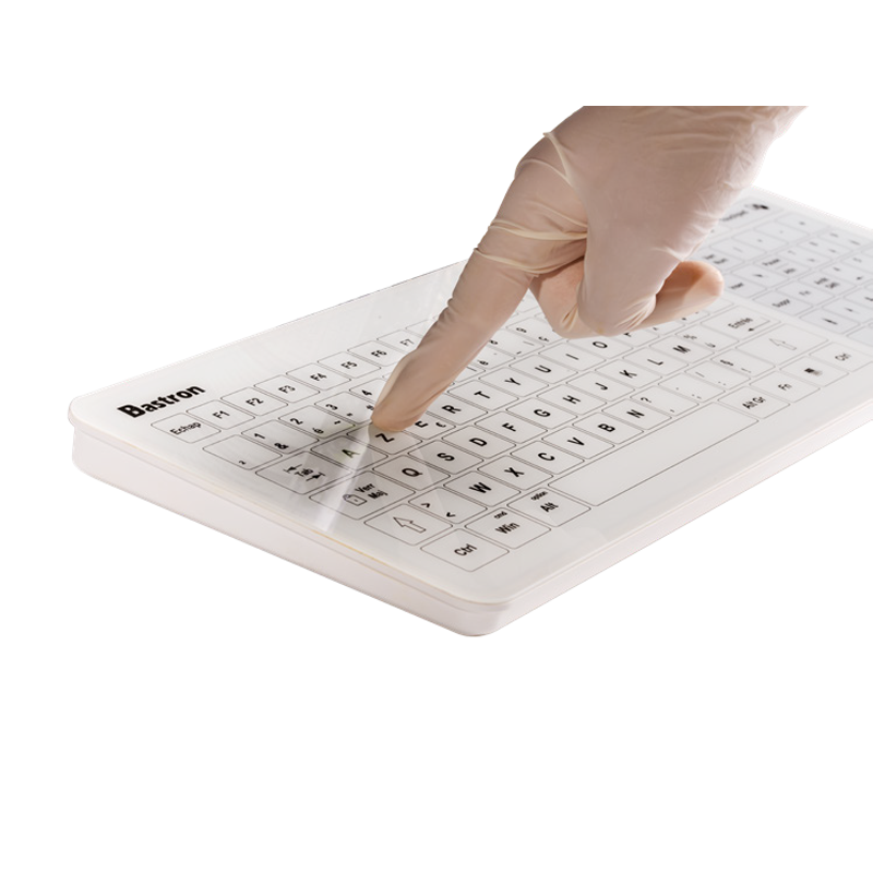 Clavier filaire & bluetooth en verre