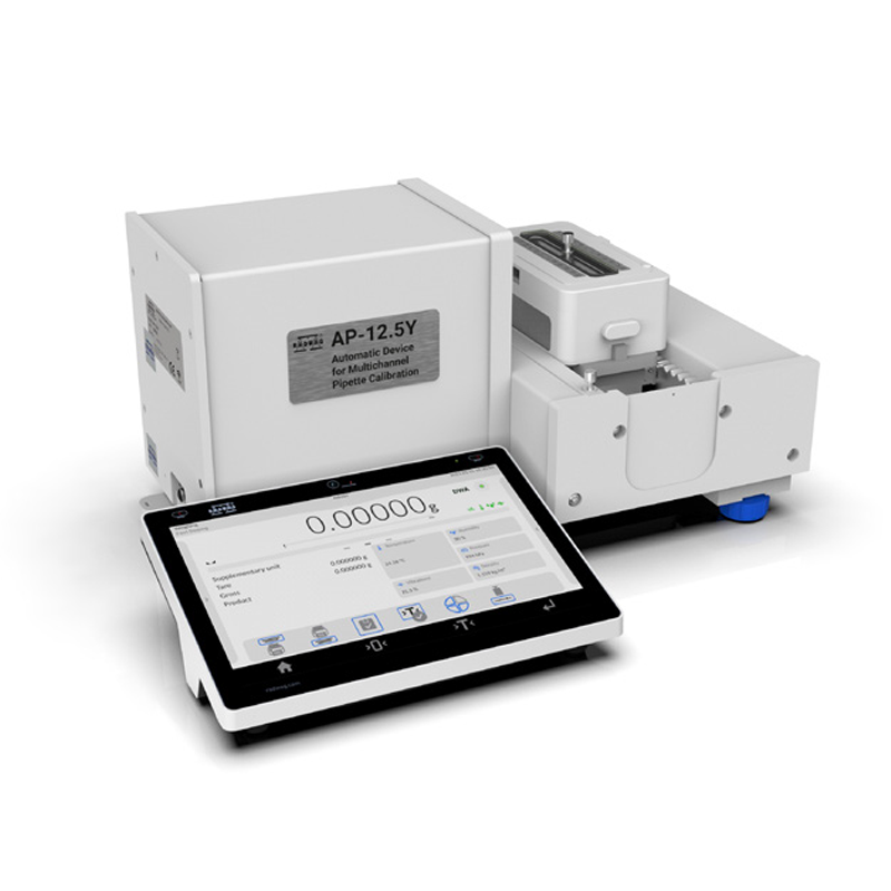 Balance automatique pour l'étalonnage des pipettes multicanaux