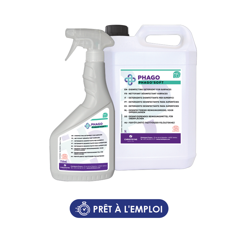 Nettoyant désinfectant Phago'Soft