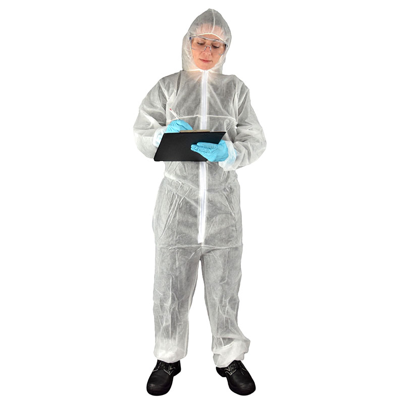Combinaison à cagoule en polypropylène