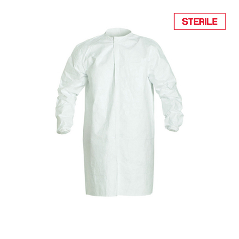 Sterile Tyvek® Press-Stud Gown Without Pocket ISOCLEAN®
