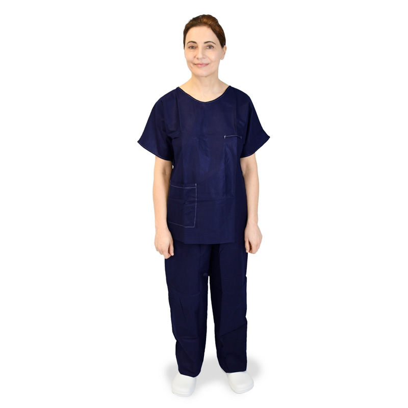 Pyjama en polypropylène bleu marine