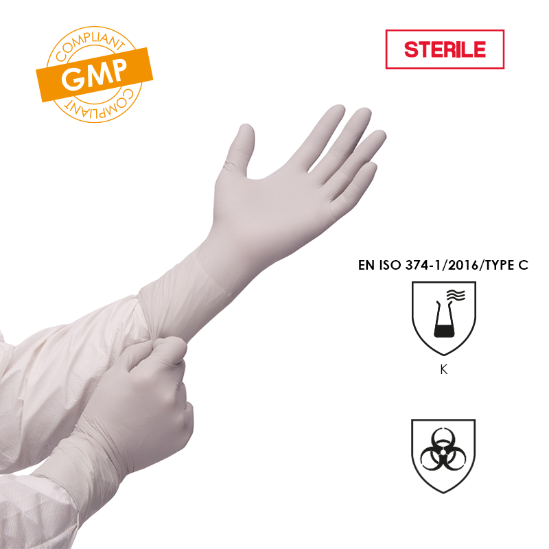 Gants cleanroom stériles en nitrile KIMTECH® G3 STERLING 12"