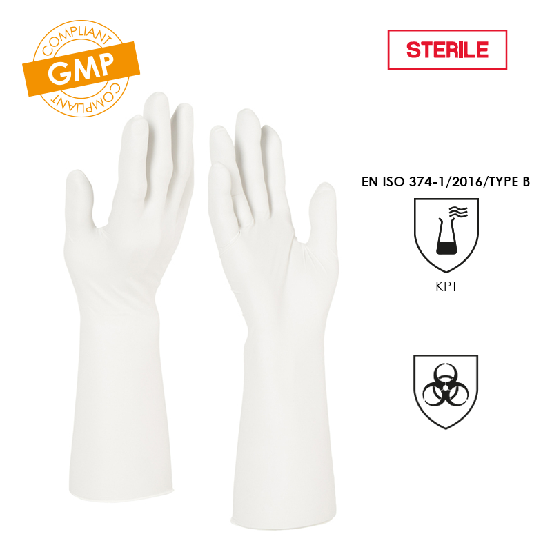 Gants cleanroom stériles en nitrile KIMTECH® G3 12"