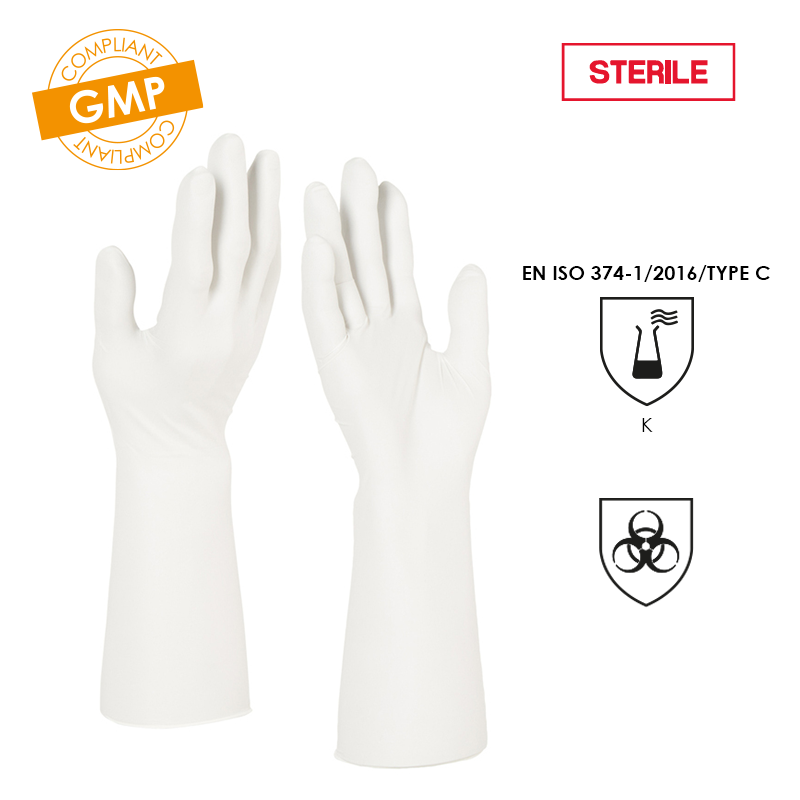 KIMTECH® G3 12" Sterile Latex Cleanroom Gloves