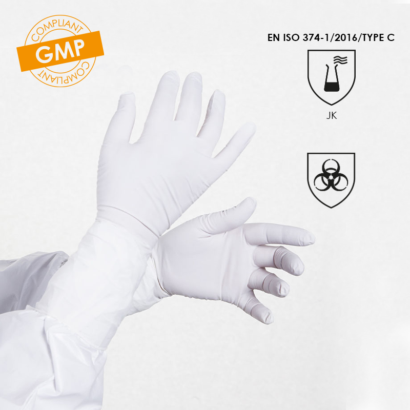 Gants cleanroom en nitrile CleanView® 12"
