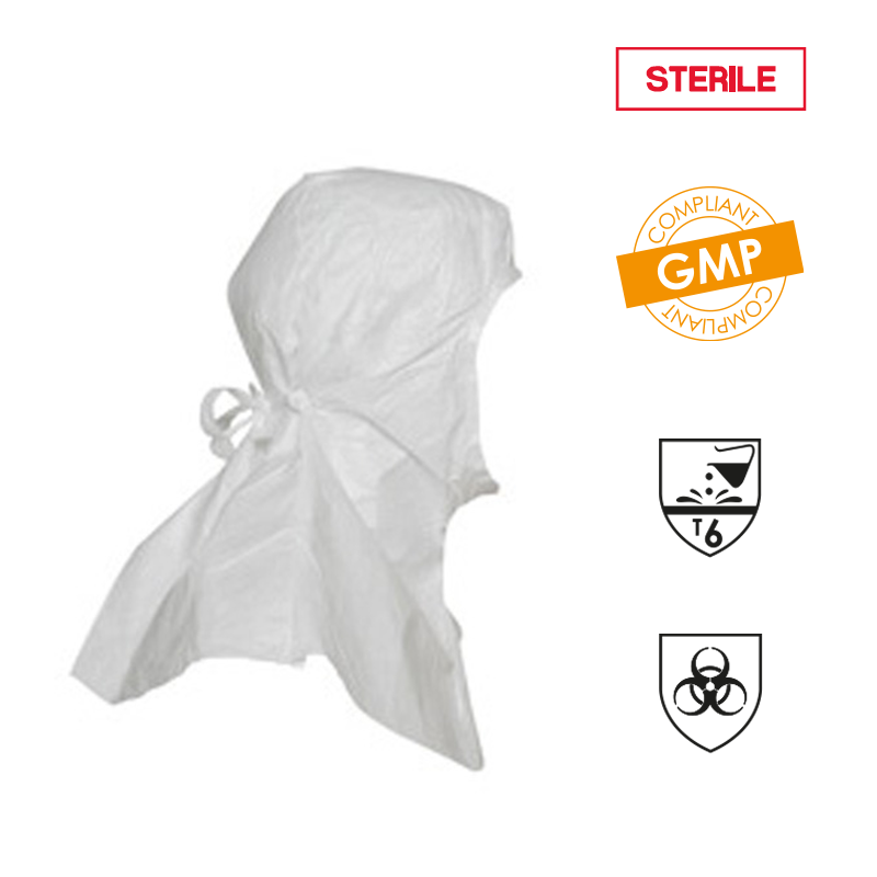 Sterile Tyvek® ISOCLEAN® Tie-Back Hood