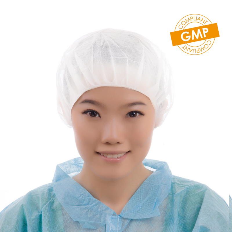 Charlotte en polypropylène ronde épaisse blanche CleanView®
