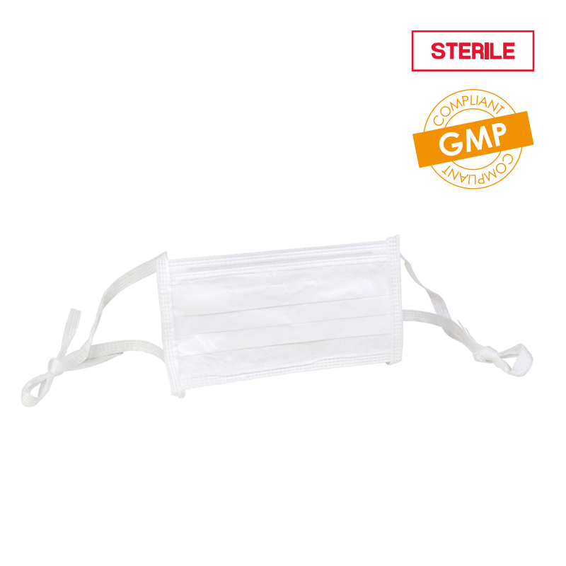 Masque cleanroom stérile à liens petit modèle KIMTECH® M3