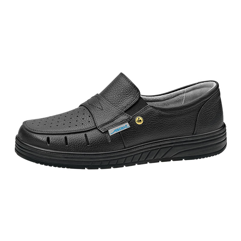 Air Cushion ESD Work Loafer, Black