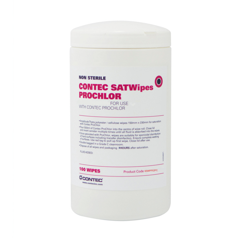 Lingettes Pré-saturées Sporicide Prochlor Contec®