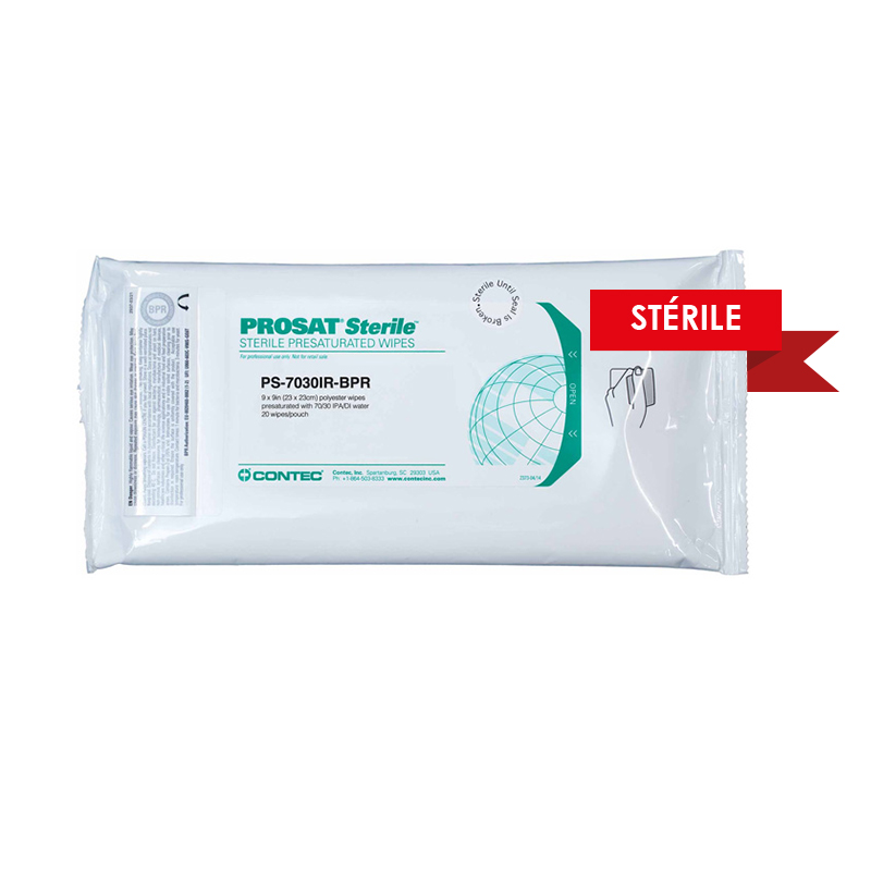 Lingettes Pré-saturées IPA Prosat Delta Contec®