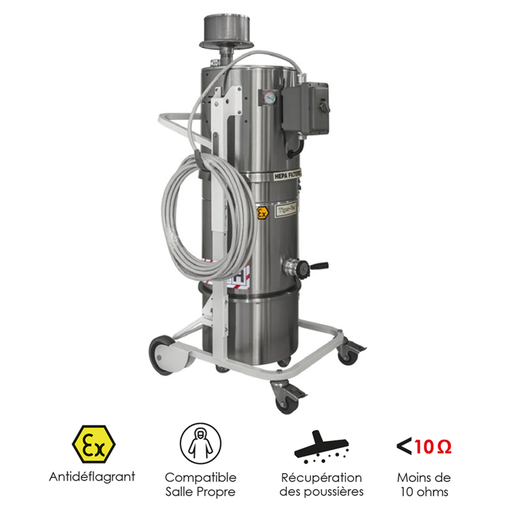[WEB-TIG112141B3] Aspirateur ATEX cat.2 industriel CD/EUR-25L EX DT
