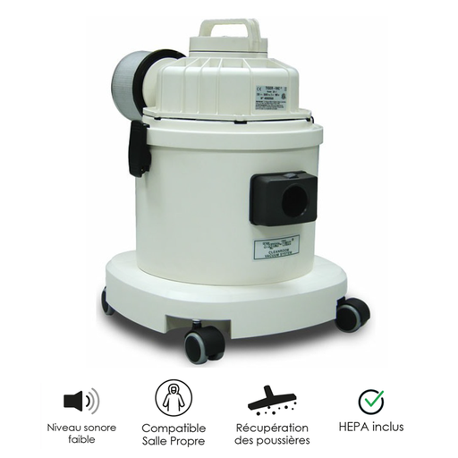 [WEB-TIG110760B] Aspirateur salle propre (poussières) CR-1 ULPA
