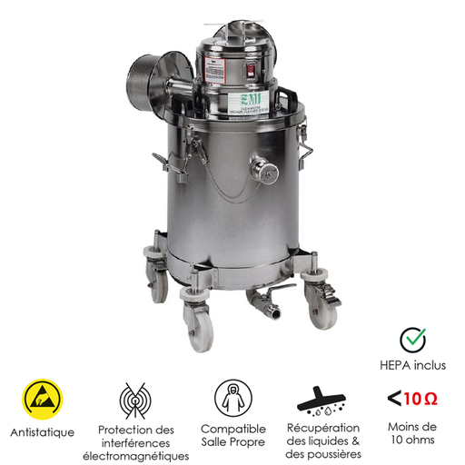 [WEB-TIG110495B] CWR 8 4W Cleanroom Vacuum Cleaner (Dust & Liquids)