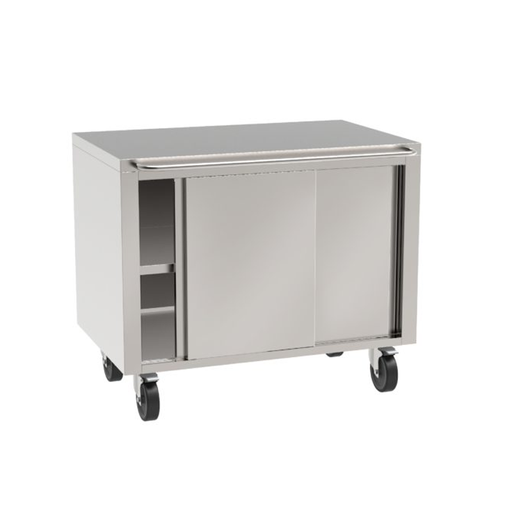 [WEB-MOBILIER5] Meuble encastrable mobile avec portes coulissantes