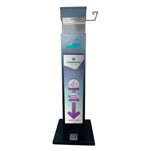 [WEB-MOBILIER-ACCES12] Distributeur totem mécanique pour solutions