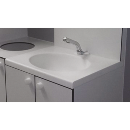 [WEB-SAS-LAVABO2] Meuble avec vasque vasque en résine moullée