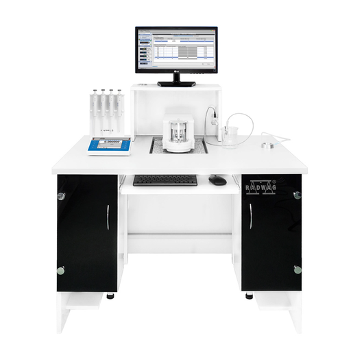 [WEB-BALANCE-POSTE-ANTIVIBRATION] Professional Weighing Station with Anti-Vibration Table