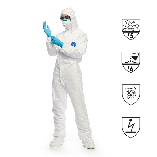 [WEB-DUPTYCHF7SWH00] Combinaison intégrale en Tyvek® 500 LABO