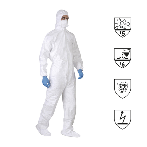 [WEB-NEWCT59] Combinaison intégrale en Tyvek® à liens