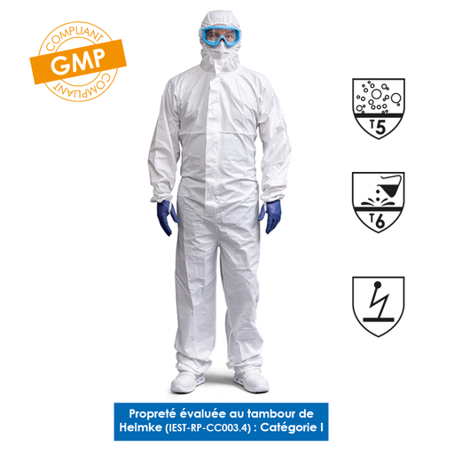 [WEB-WEEWL_PLM0x] Combinaison à cagoule en microporeux MICROMIUM®