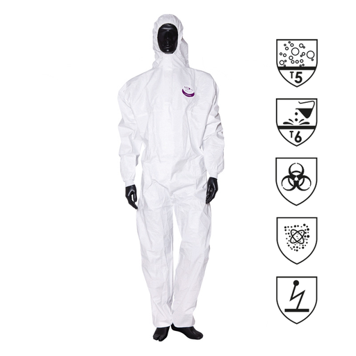 [WEB-WEEWLP0] WEE PRO® Microporous Hooded Coverall