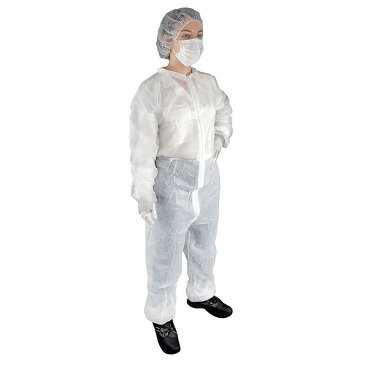 [WEB-NEWCP51] Collared Polypropylene Coverall