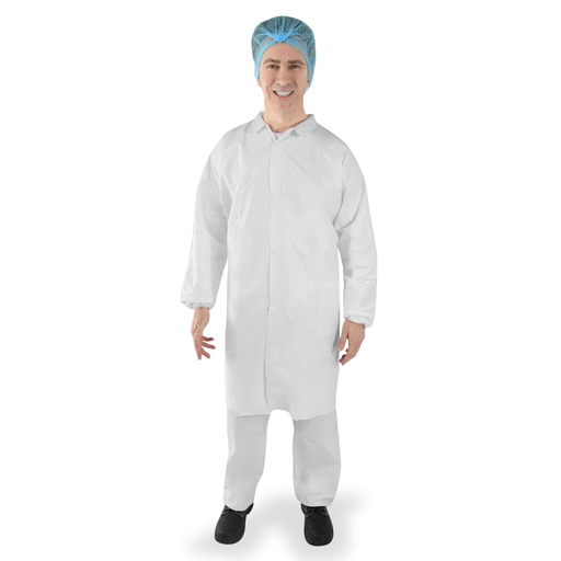 [WEB-NEWBM20] Blouse en microporeux à pressions avec poches "ULTIMA"