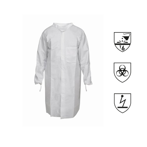 [WEB-KIM977x] Blouse en SMS à glissière sans poche KIMTECH® A7