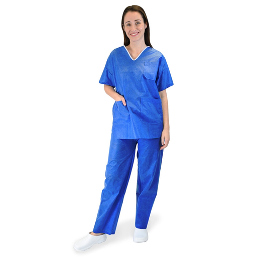 [WEB-NEWPYM22] Blue SMS Scrub Suit