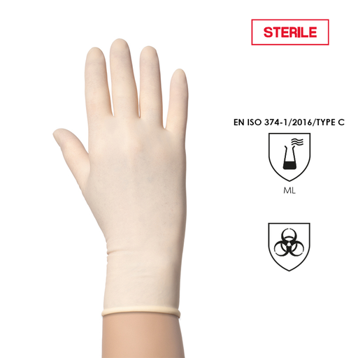 [WEB-SPTSYN] Gants chirurgicaux stériles en polyisoprène SYNTEGRA IR 12"