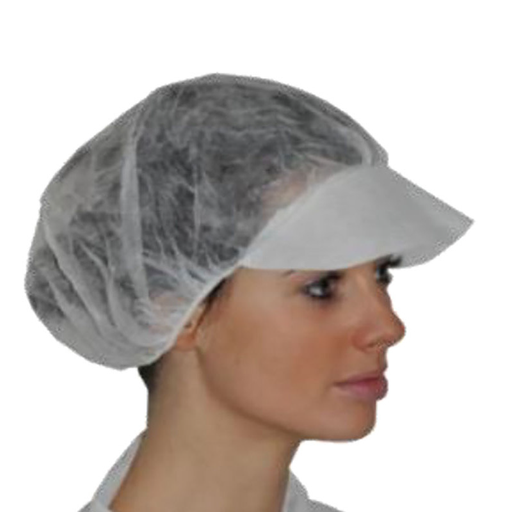 [WEB-HOP70201] Polypropylene Bouffant Cap With Peak