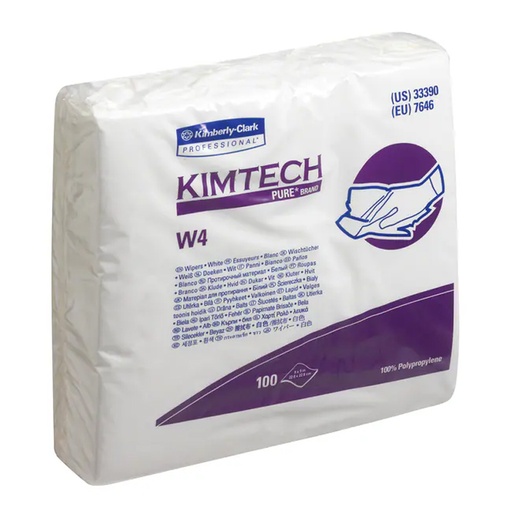 [WEB-KIM7646] Tissu non tissé salle propre main KIMTECH® PURE W4 WIPES