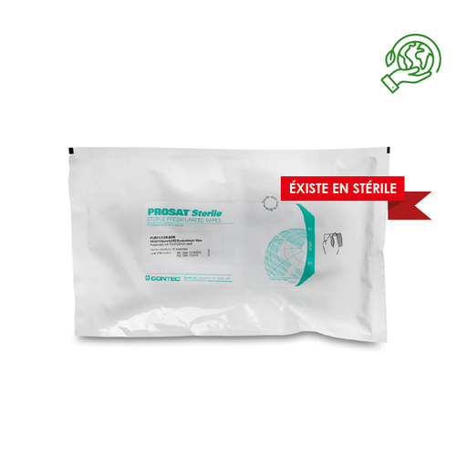 [WEB-CTCPSRFxxx] Contec® Refibe IPA STERILE 23x23 Pre-Saturated Wipes
